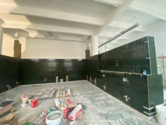 Nová přádelna Semily - průběh realizace